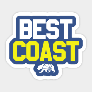 Best Coast Basketball Sticker